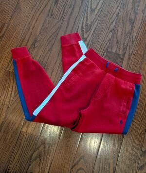 Polo Ralph Lauren Boys Bottoms, Patriotic Red White & Blue Sweatpants Joggers, 8